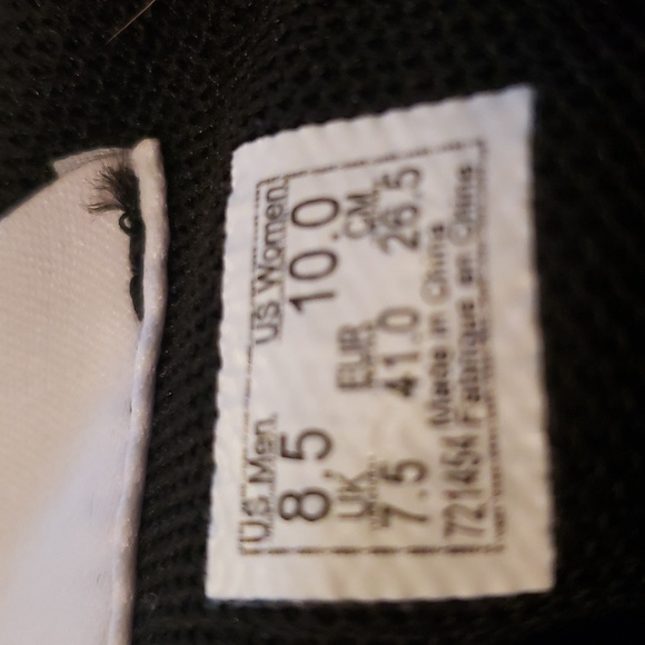 Van's Black Crushed Velvet Sentry Hi-top Sneakers size 10. FF27 - Picture 6 of 7